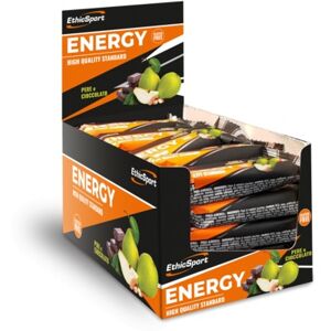 EthicSport Energy Barrette di Carboidrati Box 25 x 35 gr Gusto Pere e Cioccolato