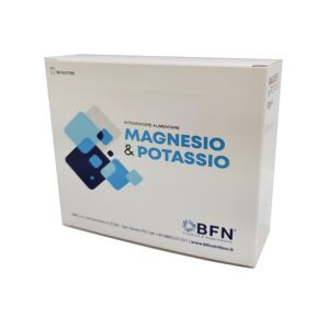BFN Magnesio e Potassio Mg-K 14 bustine Integratore Alimentare con Vitamina C-E-B9.