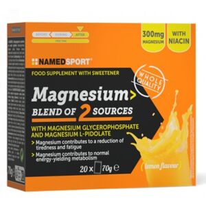 Named Sport Magnesium blend of 2 sources 20 bustine