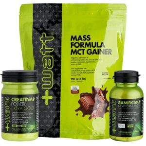 +Watt Kit Massa Muscolare Mass Formula + Creatina + Aminoacidi