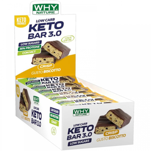 WHY Nature Keto Bar 28 Barrette Proteiche da 30 gr