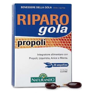 Naturando Riparo Gola Propoli 20cps