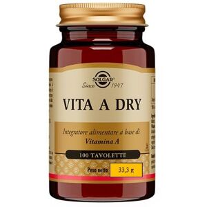 Solgar It. Multinutrient Spa Vita A Dry 100 Tav.solgar