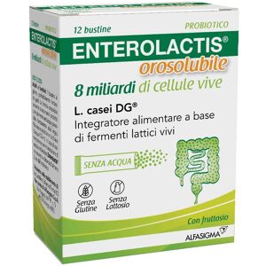 Alfasigma Spa Enterolactis 12 Bust.Oro*8mld