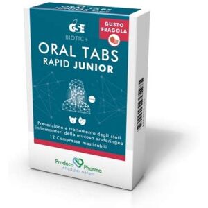 Prodeco pharma srl Gse Oral Tabs Rapid Junior Fragola 12 Compresse