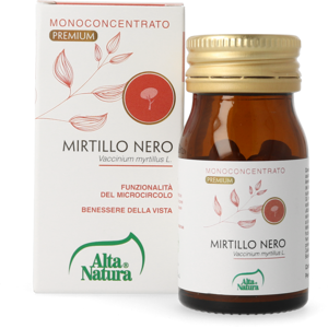 Alta natura-inalme srl Mirtillo Nero 60 Compresse Alta Natura