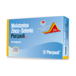 PIERPAOLI EXELYAS Srl Pierpaoli Melatonina Zinco Selenio 60 Compresse 200 Mg