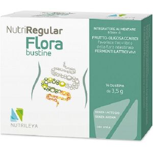 NUTRILEYA Srl Nutriregular Flora 14 Bust.