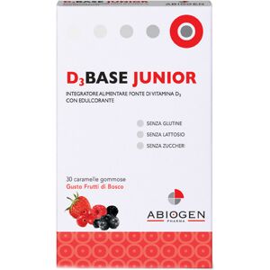 Abiogen pharma spa D3 Base Junior 30 Car.Fr/bosco