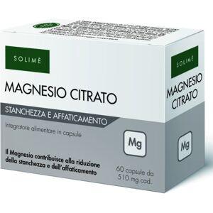 Solime' srl Magnesio Citrato Bibasico60cps