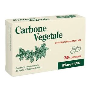 Marco viti farmaceutici spa CARBONE VEGETALE 75 COMPRESSE