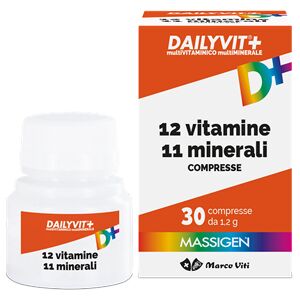 Marco viti farmaceutici spa DAILYVIT+ 12 Vitamine e 11 minerali 30 COMPRESSE