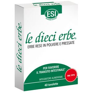 ESI Srl ESI spa LE DIECI ERBE  40 TAVOLETTE