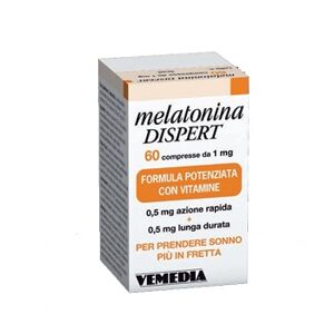 COOPER CONSUMER HEALTH IT Srl VEMEDIA PHARMA DISPERT Melatonina 60 Compresse da 1mg
