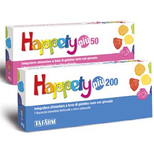 TAFARM Srl HAPPETY PIU  50 Alim.7 Fl 50mg