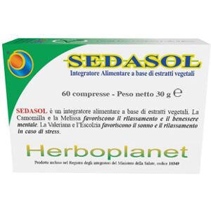 HERBOPLANET Srl SEDASOL 60 Cpr