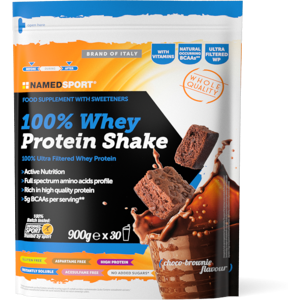 Namedsport Srl 100% Whey Protein Shake Choco-Brownie - 900g