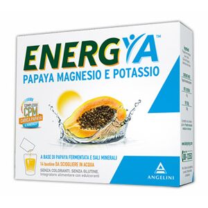 Angelini (A.C.R.A.F.) Spa Energya Papaya Magnesio Potassio 14 Bustine