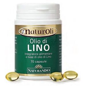 Naturando Olio Di Lino Integratore Antiossidante 70 Capsule