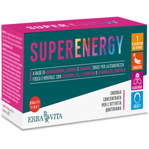 Erba Vita Super Energy Integratore Energetico 10 Flaconcini