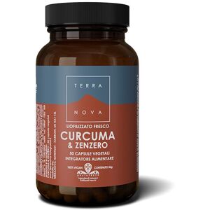 Terranova Curcuma E Zenzero Integratore Digestione 50 Capsule