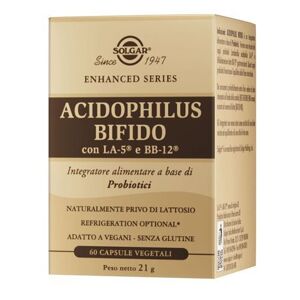 Solgar Acidophilus Bifido Integratore Fermenti Lattici 60 Capsule