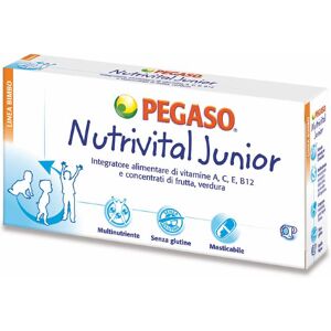 schwabe pharma italia nutrivital junior integratore di frutta e verdura 30 compresse