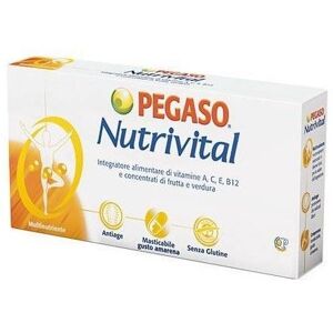 schwabe pharma italia nutrivital integratore di frutta e verdura 30 compresse masticabili