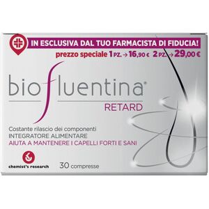 Biofluentina Retard Integratore Capelli E Unghie 30 Compresse