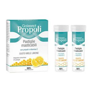 Golasept Propoli Gusto Miele E Limone 24 Compresse Masticabili