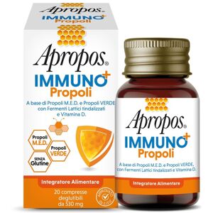 Apropos Immuno+ Propoli Integratore Difese Immunitarie 20 Compresse