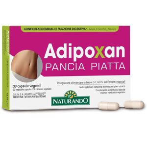 Naturando Adipoxan Pancia Piatta Integratore 30 Capsule