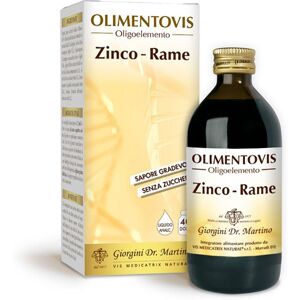 Giorgini Zinco Rame Olimentovis Integratore Difese Immunitarie 200ml