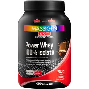 Massigen Sport Power Whey Isolate Gusto Cioccolato 750g