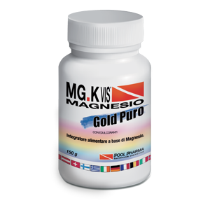 Mgk-Vis Mgk Vis Magnesio Gold Puro Integratore Stress 150 Grammi