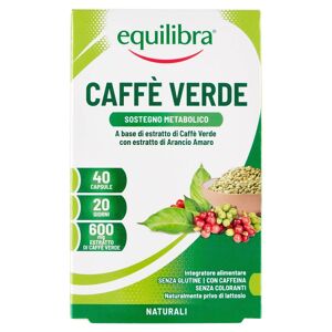 Equilibra Caffè Verde Integratore Metabolico 40 Capsule