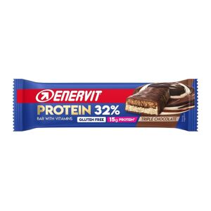 Enervit Sport Bar 32% Barretta Proteica Gusto Triple Chocolate 47g