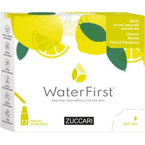 Zuccari Waterfirst Limone-menta-fiori Di Sambuco 12 Stick Pack