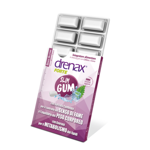 Drenax Forte Slim Gum Integratore Ritenzione Idrica 9 Chewingum