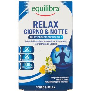 Equilibra Relax Giorno E Notte Integratore Sonno 50 Compresse