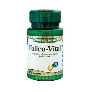 Nature' S Bounty Nature's Bounty Folico-vital Integratore Stanchezza 250 Tavolette