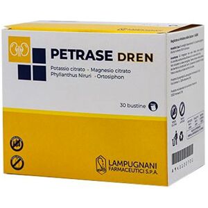 Lampugnani farmaceutici spa Petrase Dren Integratore Magnesio E Potassio 30 Bustine