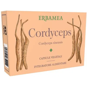 Erbamea Srl Cordyceps - MarcaXYZ - Integratore Alimentare 24 Capsule - Sostegno Naturale per l'Energia e la Vitalità