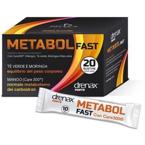 Paladin Pharma Spa Drenax Metabol Fast 20 Stick Pack - Integratore per il Metabolismo