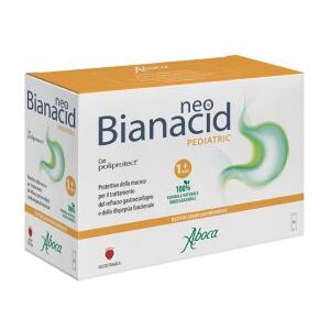 Aboca Spa Societa' Agricola Aboca - NeoBianacid Pediatric 36 bustine granulari - Trattamento del reflusso gastroesofageo per bambini