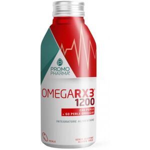 Promopharma Spa OmegaRX3 1200 - 240+60 Perle - Integratore di Omega-3 ad Alta Potenza