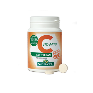 Naturando Srl Naturando Vitamina C Fast Vegan - Integratore con Bioflavonoidi da Agrumi - 60 Compresse