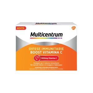 Haleon Italy Srl Multicentrum Difese Immunitarie Boost Vitamina C - 14 Bustine Polvere Effervescente