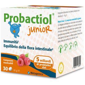 Metagenics Belgium Bvba Probactiol Junior 30 Compresse Masticabili - Integratore per Bambini 3-12 Anni