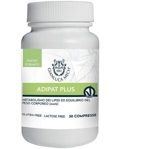 Gianluca Mech Spa Gianluca Mech Adipat Plus 30 Compresse - Integratore Alimentare per il Metabolismo dei Lipidi e il Controllo del Peso